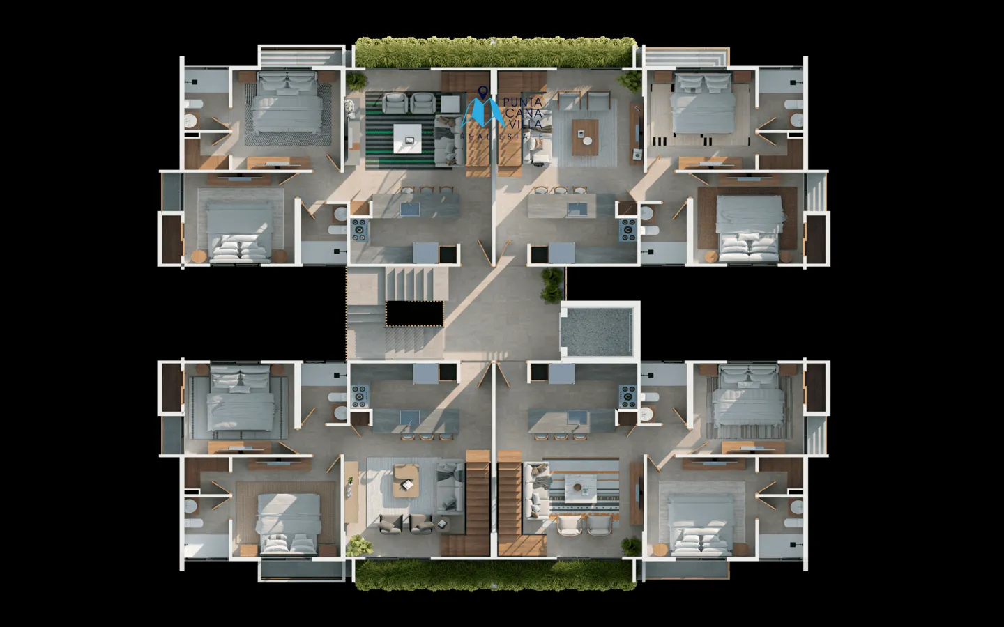 Pion Residences: Penthouse De Dos Dormitorios En Venta En Verón, Punta Cana