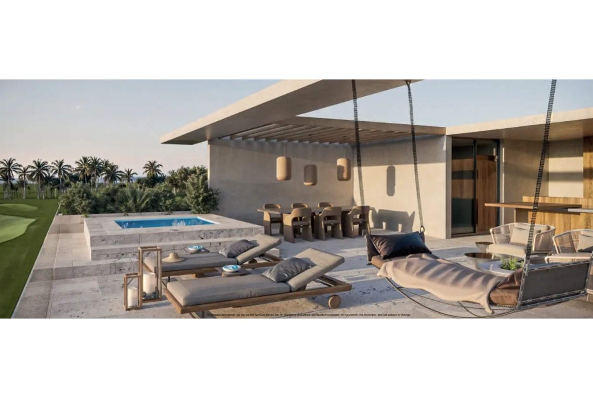 ID , Reef & Golf Residences Sophisticated Two Bedroom Apartment for Sale in Cap Cana ()