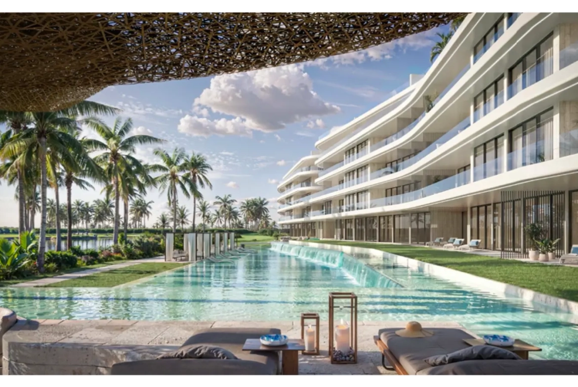 ID , Reef and Golf Residences Elegant Two Bedroom Apartment with Pool View for Sale in Cap Cana ()