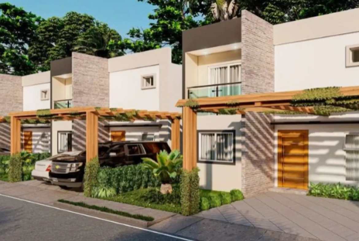 ID , Katari Residences Three bedroom villa for sale in Punta Cana with Gazebo area ()