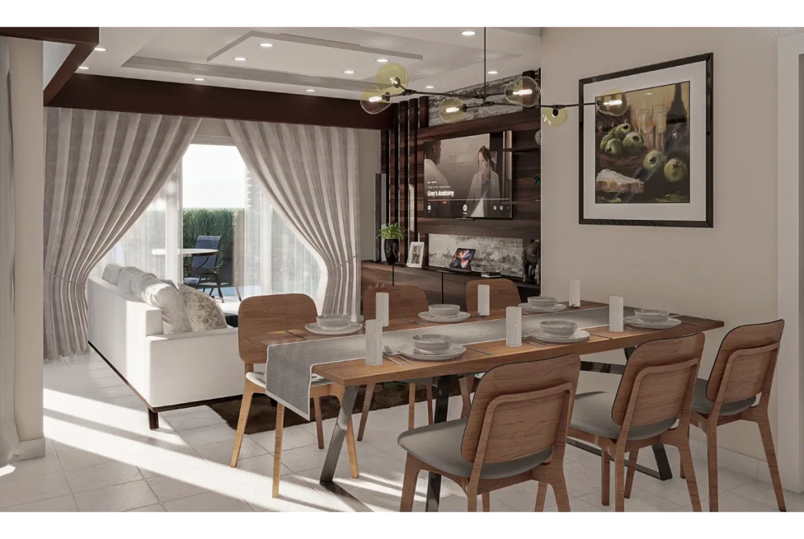 ID , Katari Residences Three bedroom villa for sale in Punta Cana with Gazebo area ()