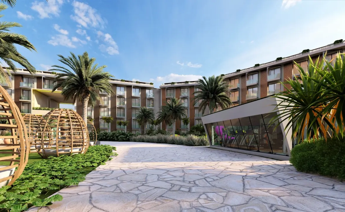 🏙️ Palace Suites : Appartement entièrement meublé d’une chambre à coucher à vendre dans le centre-ville de Punta Cana