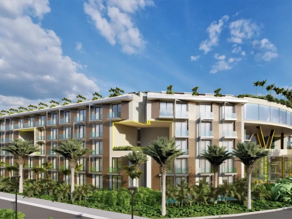 ID , Palace Suites One Bedroom Apartment for Sale in Downtown Punta Cana with Balcony ()
