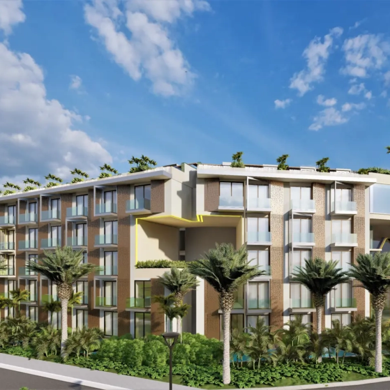 ID , Palace Suites One Bedroom Apartment for Sale in Downtown Punta Cana with Balcony ()