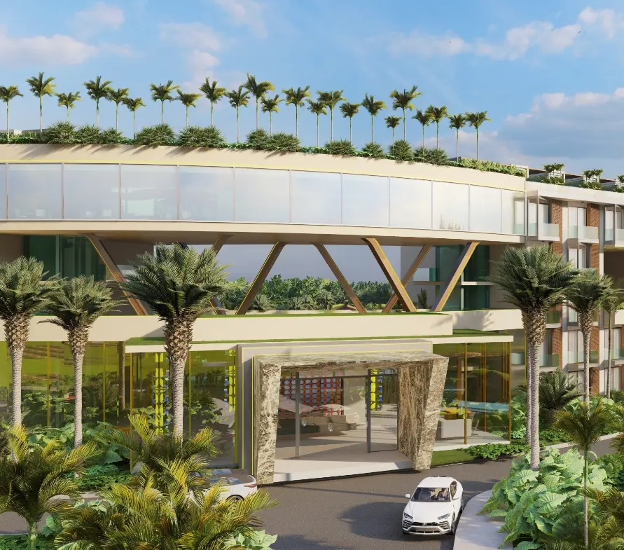 Palace Suites : Appartement-terrasse d’une chambre à vendre dans le centre de Punta Cana avec terrasse
