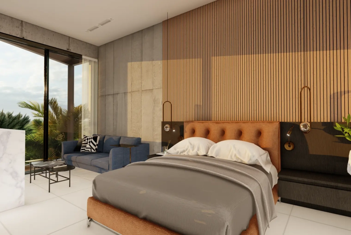 Palace Suites : Appartement-terrasse d’une chambre à vendre dans le centre de Punta Cana avec terrasse