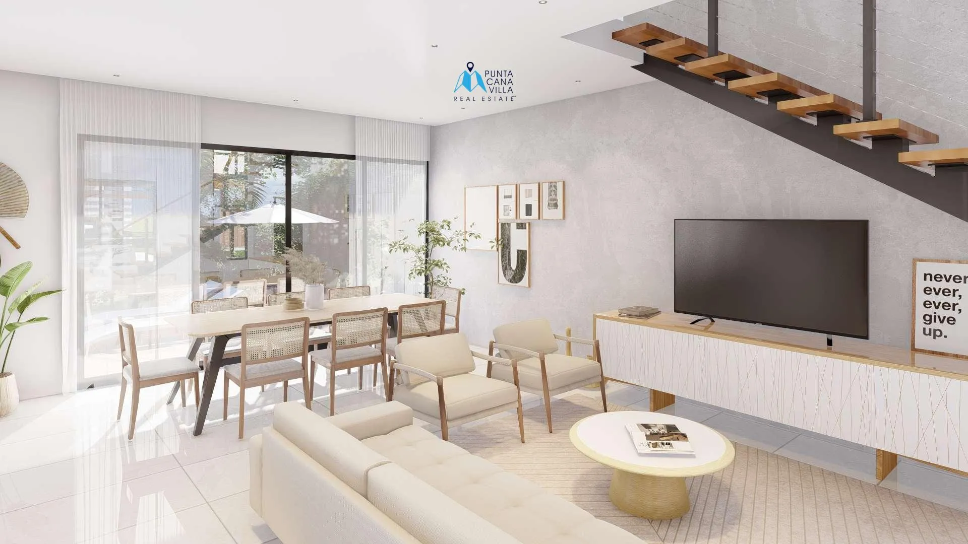 Sunlax, villa independiente de tres habitaciones en venta en Vista Cana, Punta Cana, con balcón