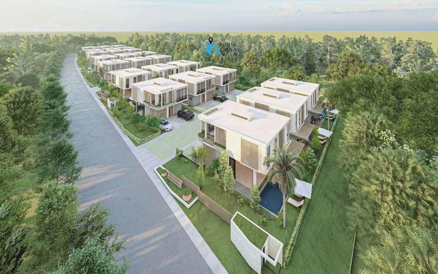 Arberella: Villa independiente de tres habitaciones en venta en Vista Cana