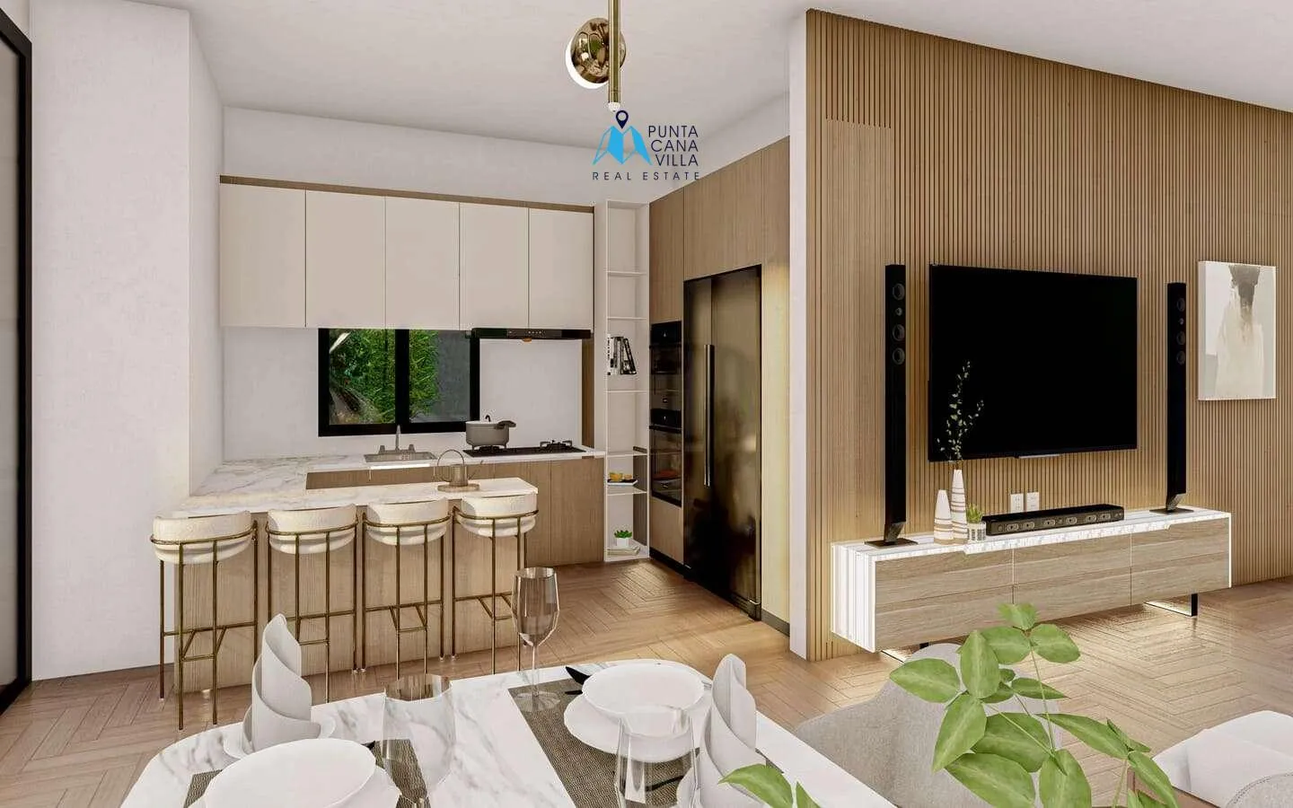 Arberella: Villa independiente de tres habitaciones en venta en Vista Cana