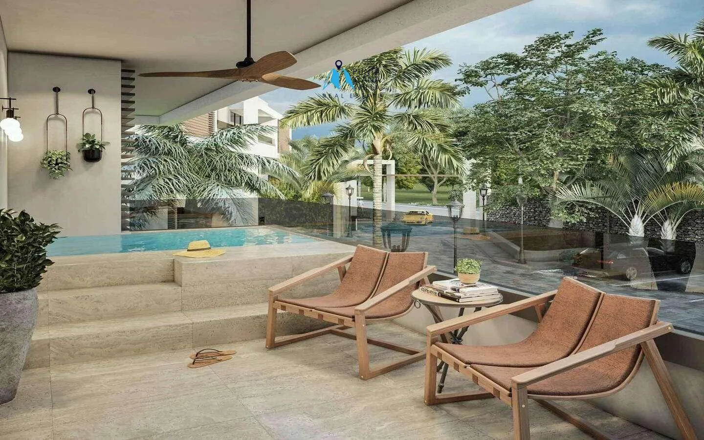 Residencias ONA: Apartamento de dos dormitorios con acceso directo a la piscina en venta en White Sands