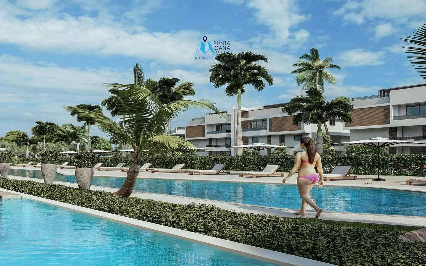 Residencias ONA: Apartamento de dos dormitorios con acceso directo a la piscina en venta en White Sands