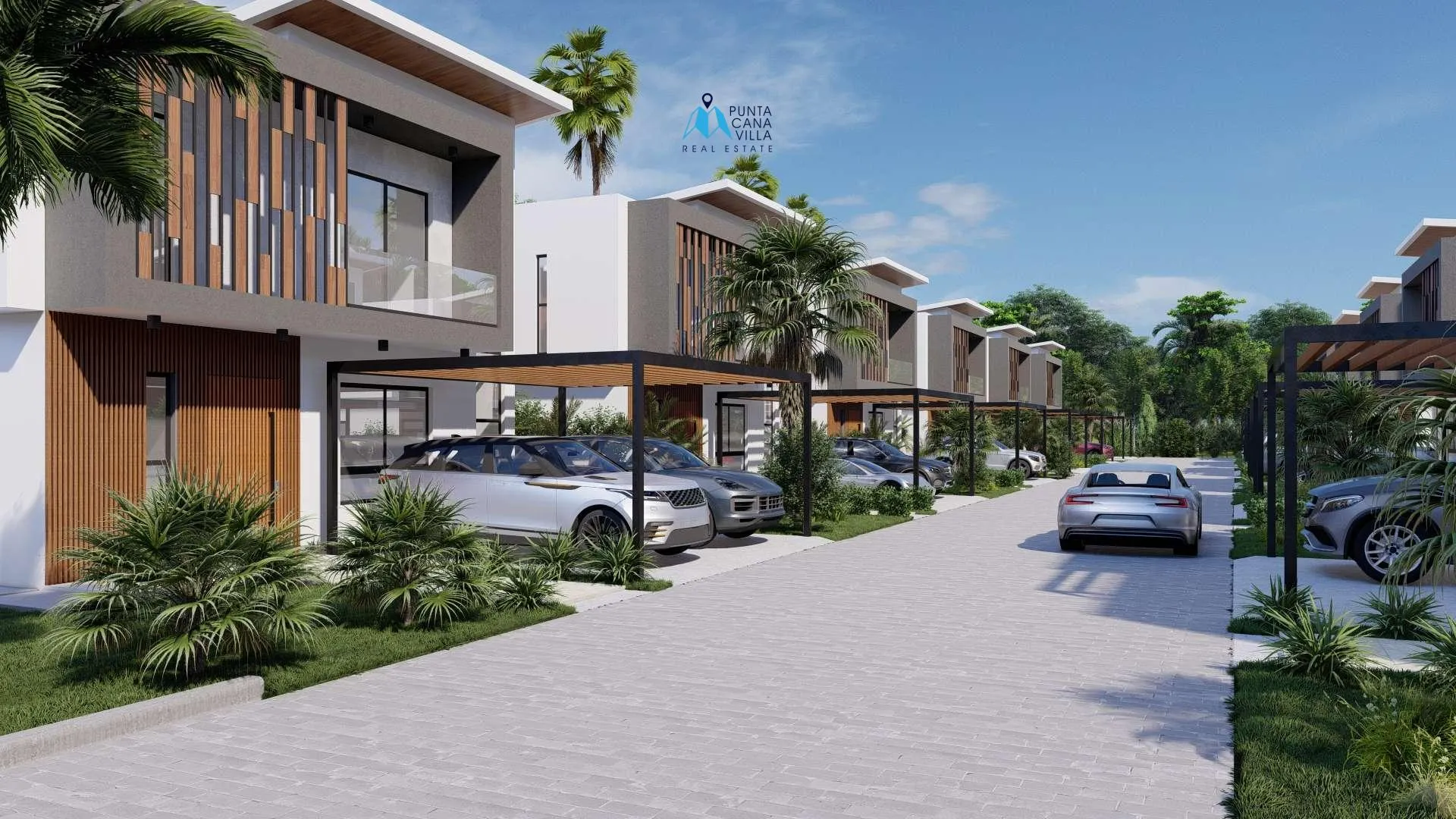 Sunlax, villa independiente de tres habitaciones en venta en Vista Cana, Punta Cana, con balcón