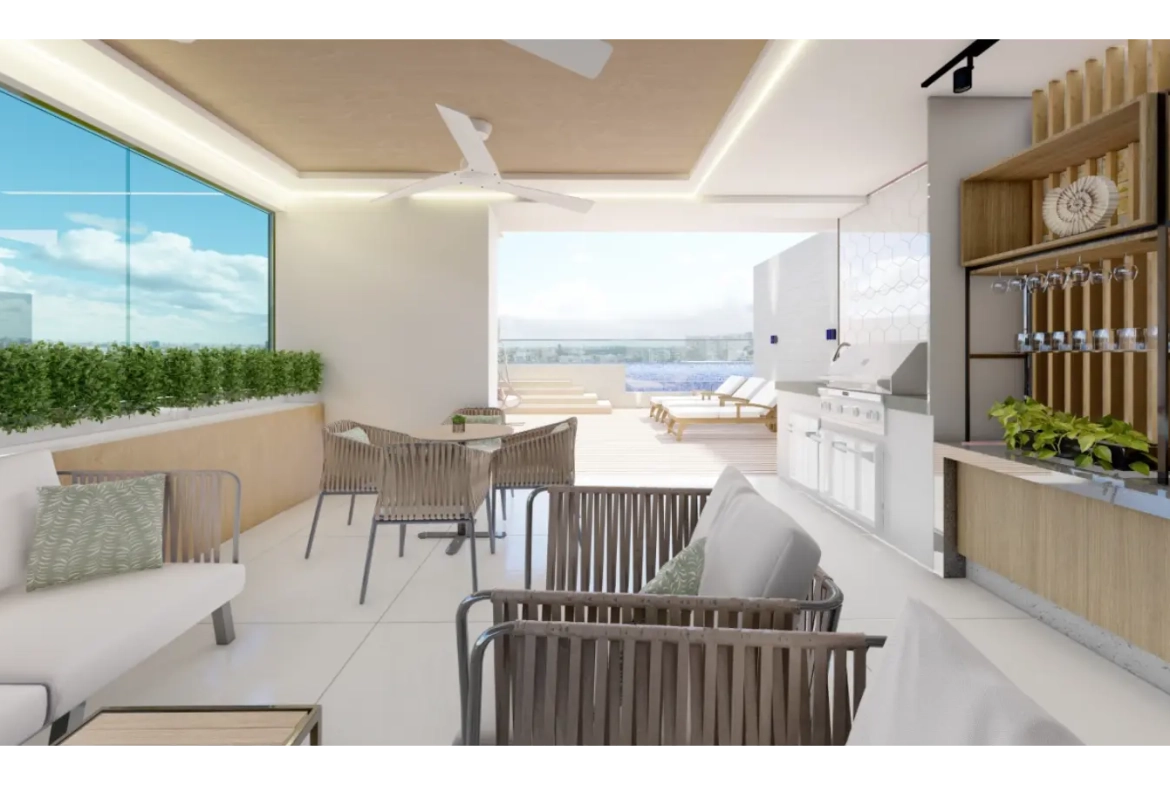 ID , Ocean View Three Bedroom Apartment for Sale at Terrazas de Ramses, Santo Domingo ()