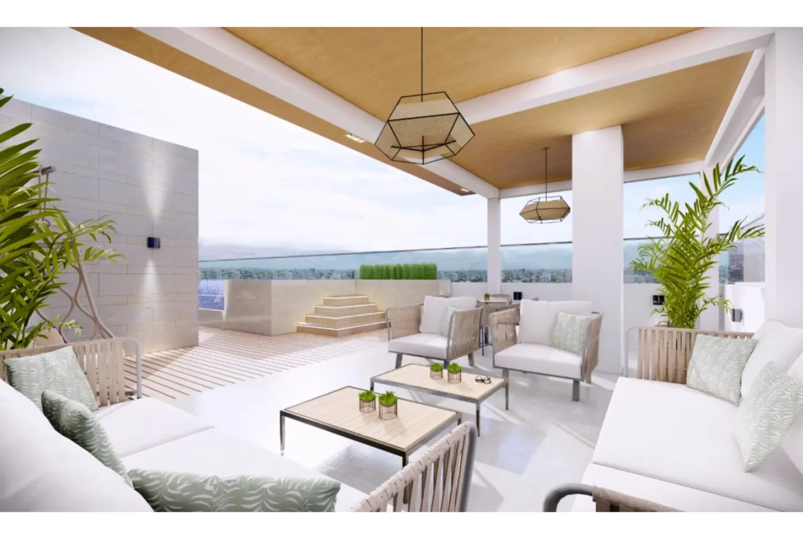 Terrazas de Ramses: Estudio de un dormitorio en venta en Santo Domingo, República Dominicana
