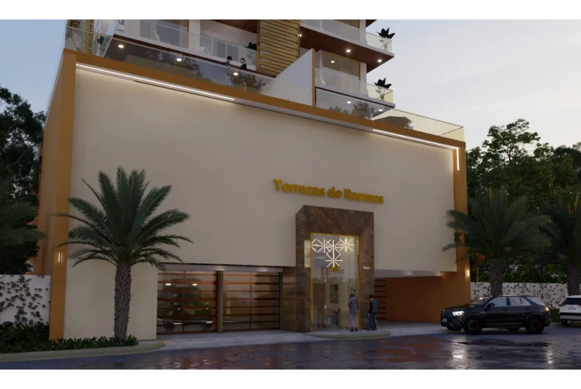 Terrazas de Ramses: Estudio de un dormitorio en venta en Santo Domingo, República Dominicana