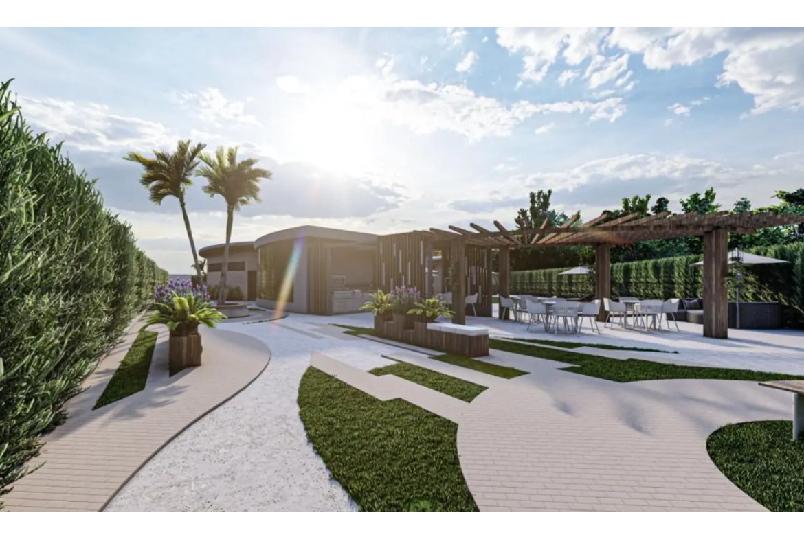 Terreno en venta en el pueblo Alta Vista de Punta Cana: comunidad segura y cerrada