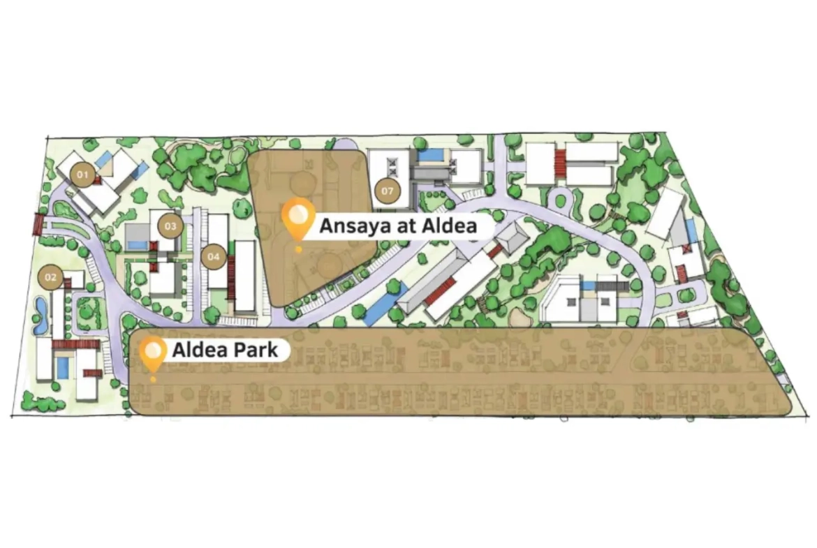 Aldea Park, Maison individuelle de quatre chambres à vendre au centre-ville de Punta Cana avec balcon