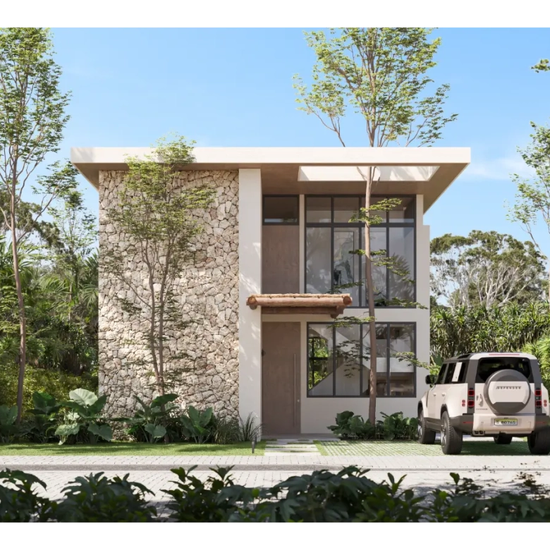 ID , Aldea Park, Four Bedroom Individual Villa for Sale at Downtown Punta Cana with Balcony ()