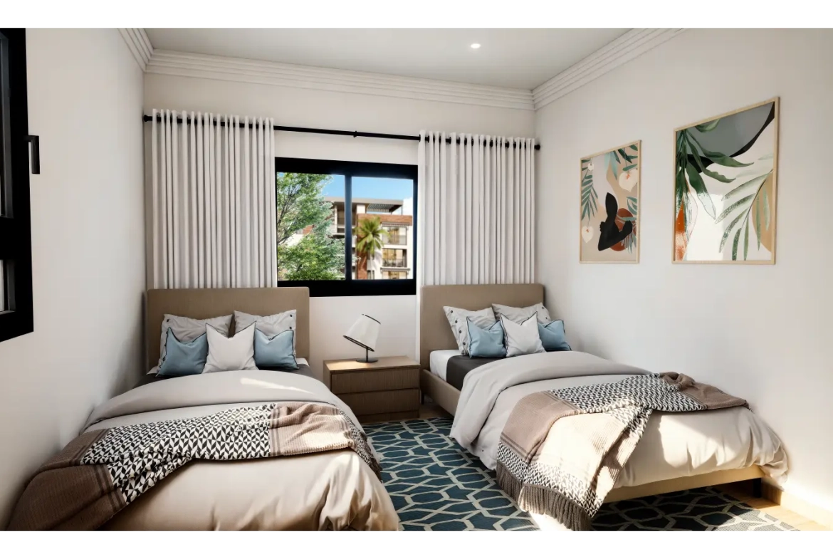 Araya Residences: Apartamento de dos habitaciones en venta en Punta Cana con balcón