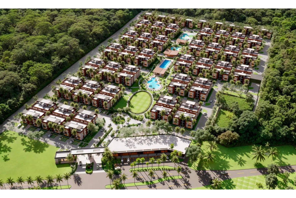 Araya Residences: Apartamento de dos habitaciones en venta en Punta Cana con balcón