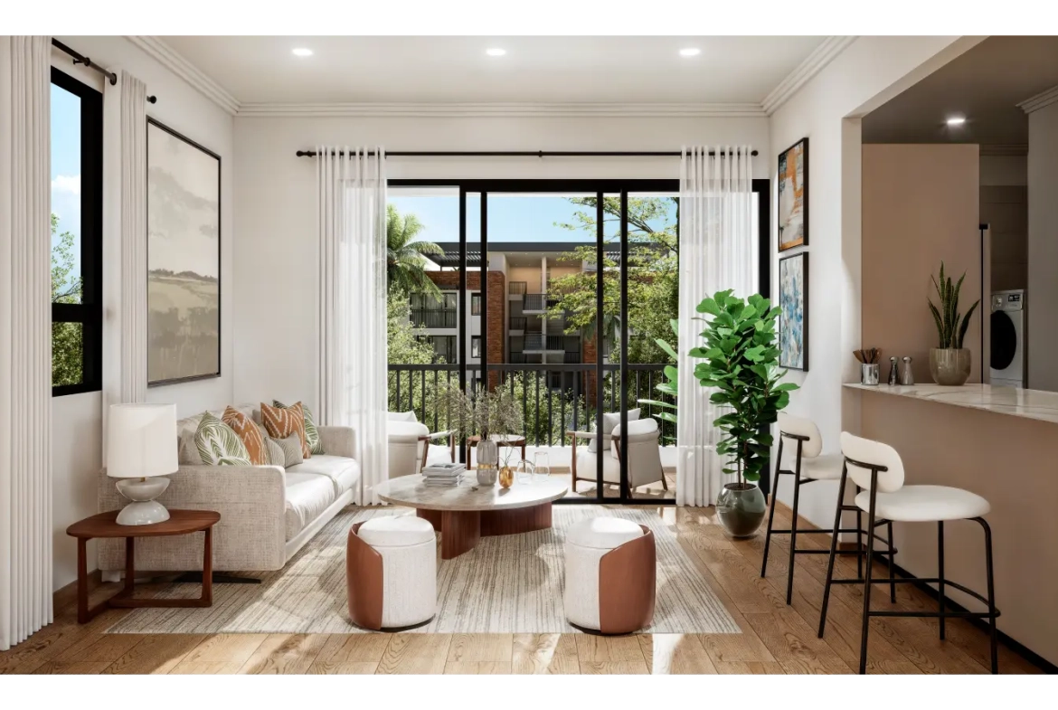 Araya Residences: Apartamento de dos habitaciones en venta en Punta Cana con balcón
