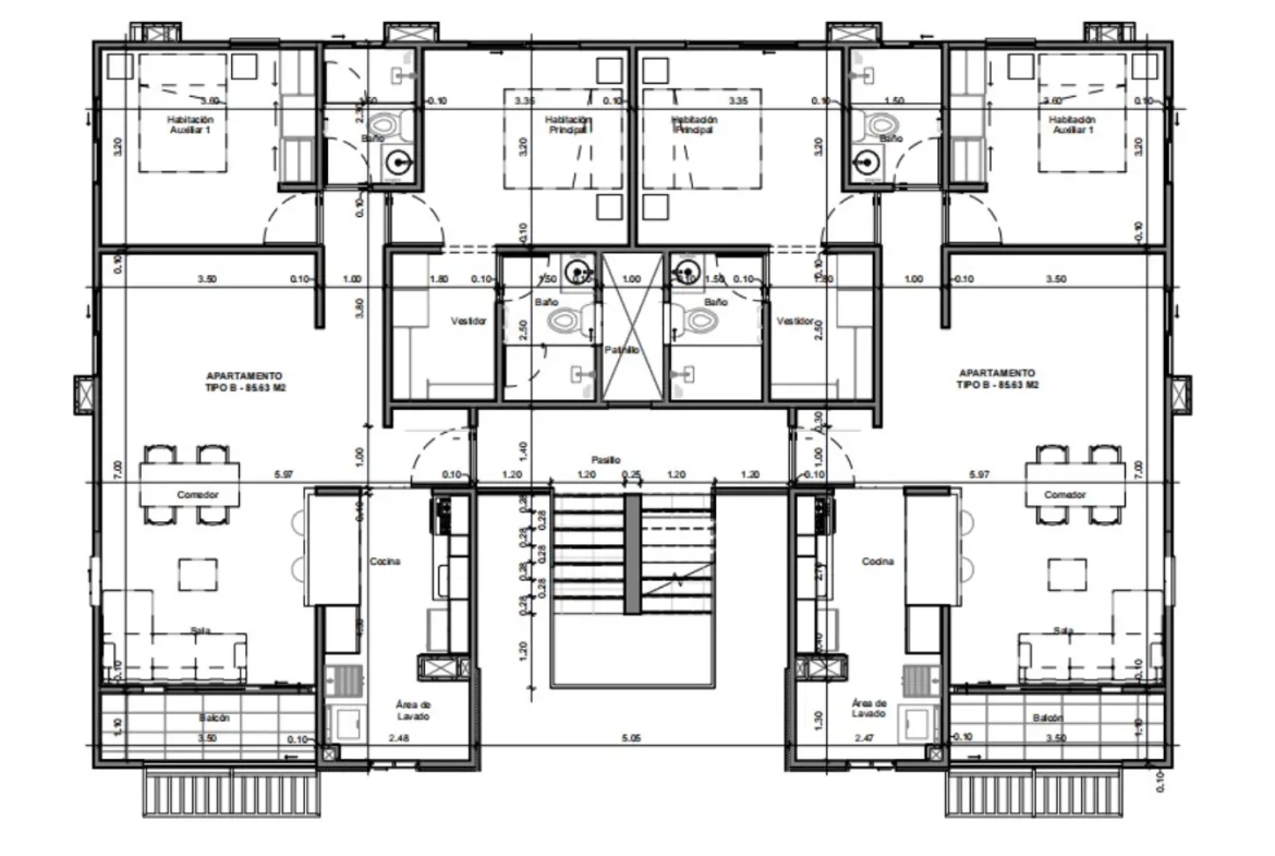 Araya Residences: Apartamento de dos habitaciones en venta en Punta Cana con balcón