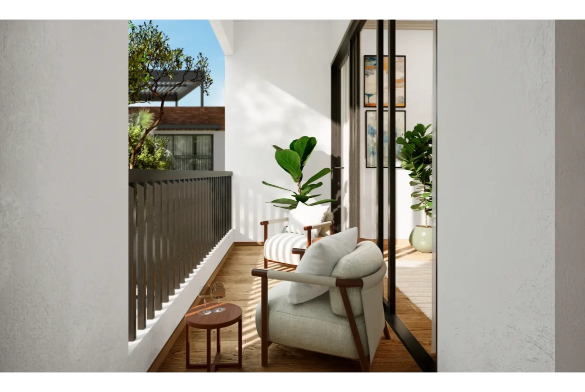 Araya Residences: Apartamento de dos habitaciones en venta en Punta Cana con balcón