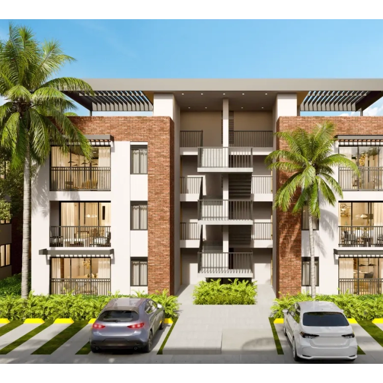 ID , Araya Residences Apartamento de Dos Habitaciones en Venta en Punta Cana con Balcón ()