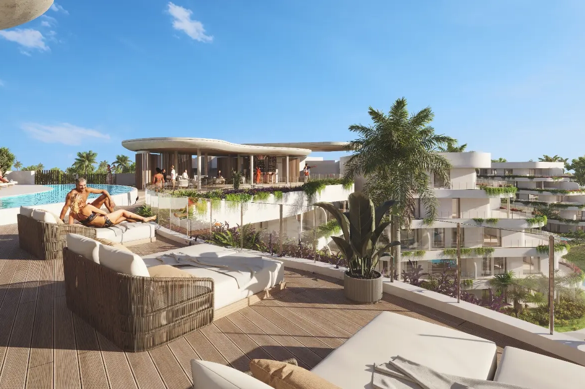 ID , Stylish Two Bedroom Apartment for Sale at Sun Garden, Coral Golf Resort – Punta Cana ()