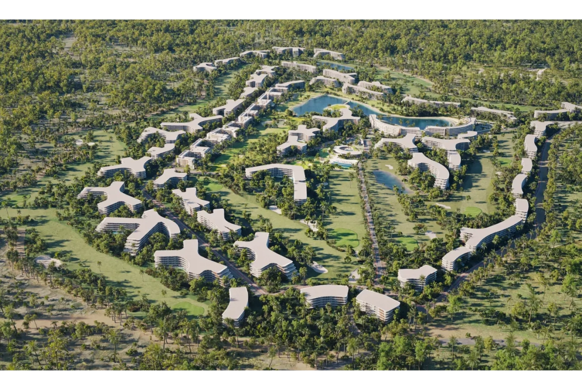 Jardín del Sol: Apartamento de un dormitorio en venta en Coral Golf Resort, Punta Cana