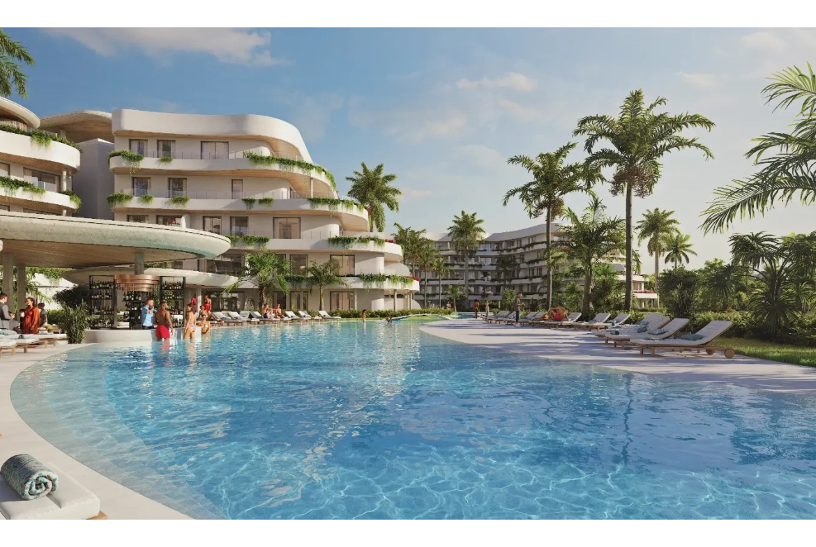 Jardín del Sol: Apartamento de un dormitorio en venta en Coral Golf Resort, Punta Cana