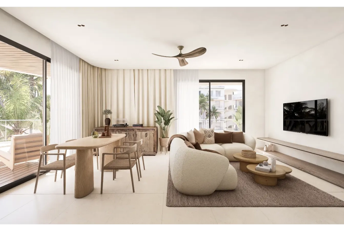 Jardín del Sol: Apartamento de un dormitorio en venta en Coral Golf Resort, Punta Cana