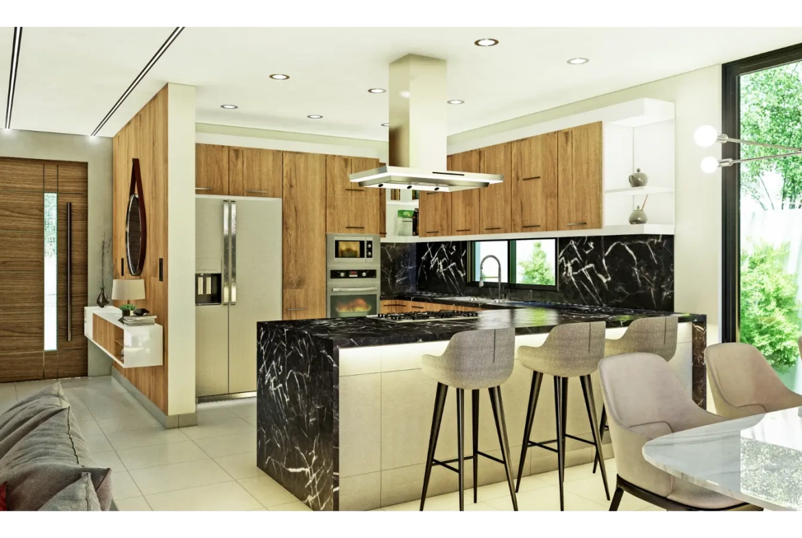 ID , Kings Crown Villas Three Bedroom Villa for Sale in Costa Cana, Punta Cana with Balcony ()