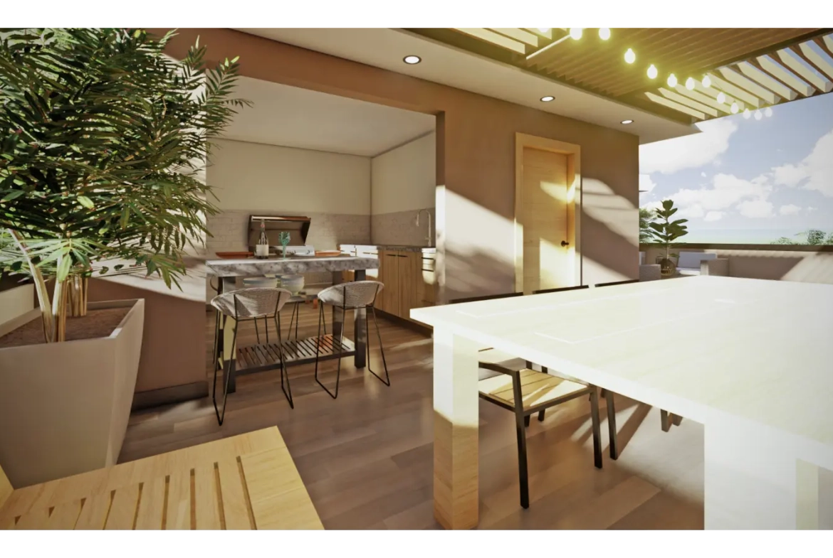 ID , Kings Crown Villas Three Bedroom Villa for Sale in Costa Cana, Punta Cana with Balcony ()