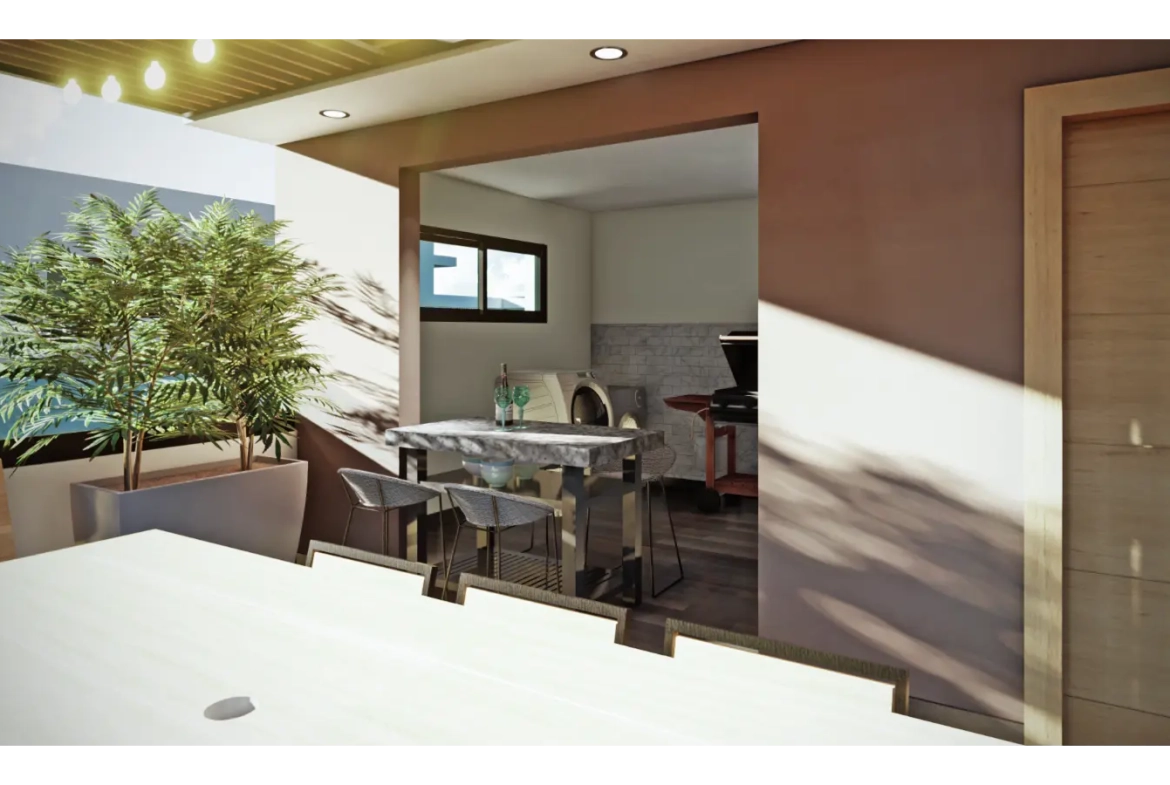 ID , Kings Crown Villas Three Bedroom Villa for Sale in Costa Cana, Punta Cana with Balcony ()