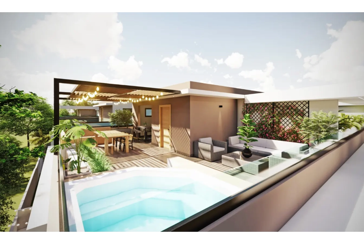 ID , Kings Crown Villas Three Bedroom Villa for Sale in Costa Cana, Punta Cana with Balcony ()