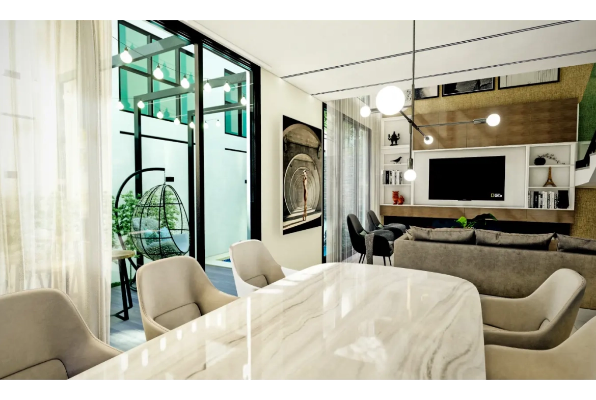 ID , Kings Crown Villas Three Bedroom Villa for Sale in Costa Cana, Punta Cana with Balcony ()