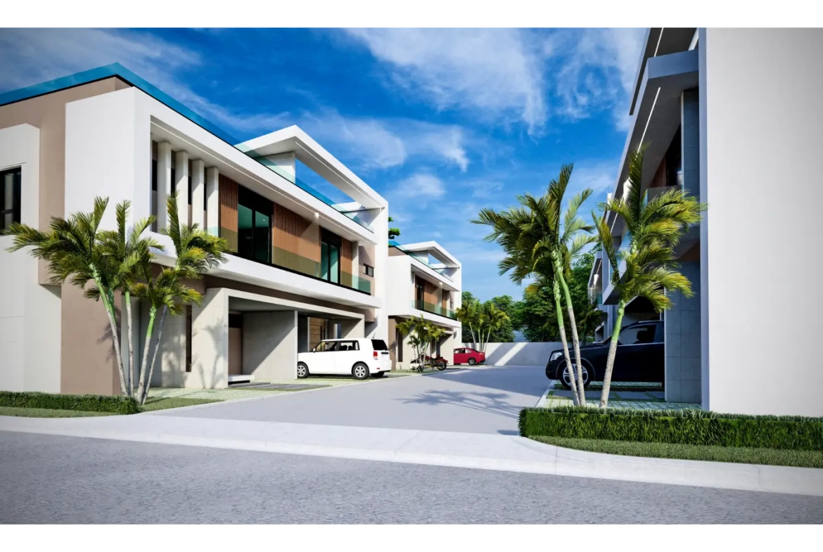 ID , Kings Crown Villas Three Bedroom Villa for Sale in Costa Cana, Punta Cana with Balcony ()