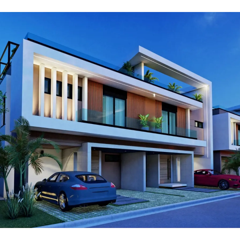 ID , Kings Crown Villas Three Bedroom Villa for Sale in Costa Cana, Punta Cana with Balcony ()