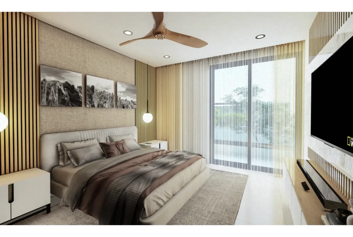 ID , Kings Crown Villas Three Bedroom Villa for Sale in Costa Cana, Punta Cana with Balcony ()
