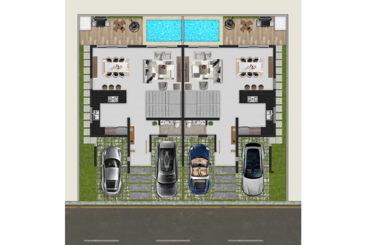 ID , Kings Crown Villas Three Bedroom Villa for Sale in Costa Cana, Punta Cana with Balcony ()