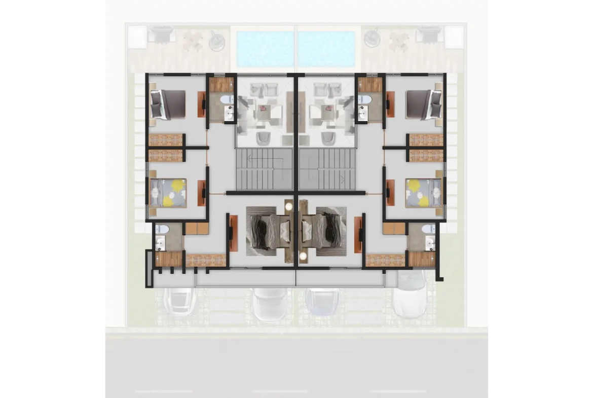 ID , Kings Crown Villas Three Bedroom Villa for Sale in Costa Cana, Punta Cana with Balcony ()
