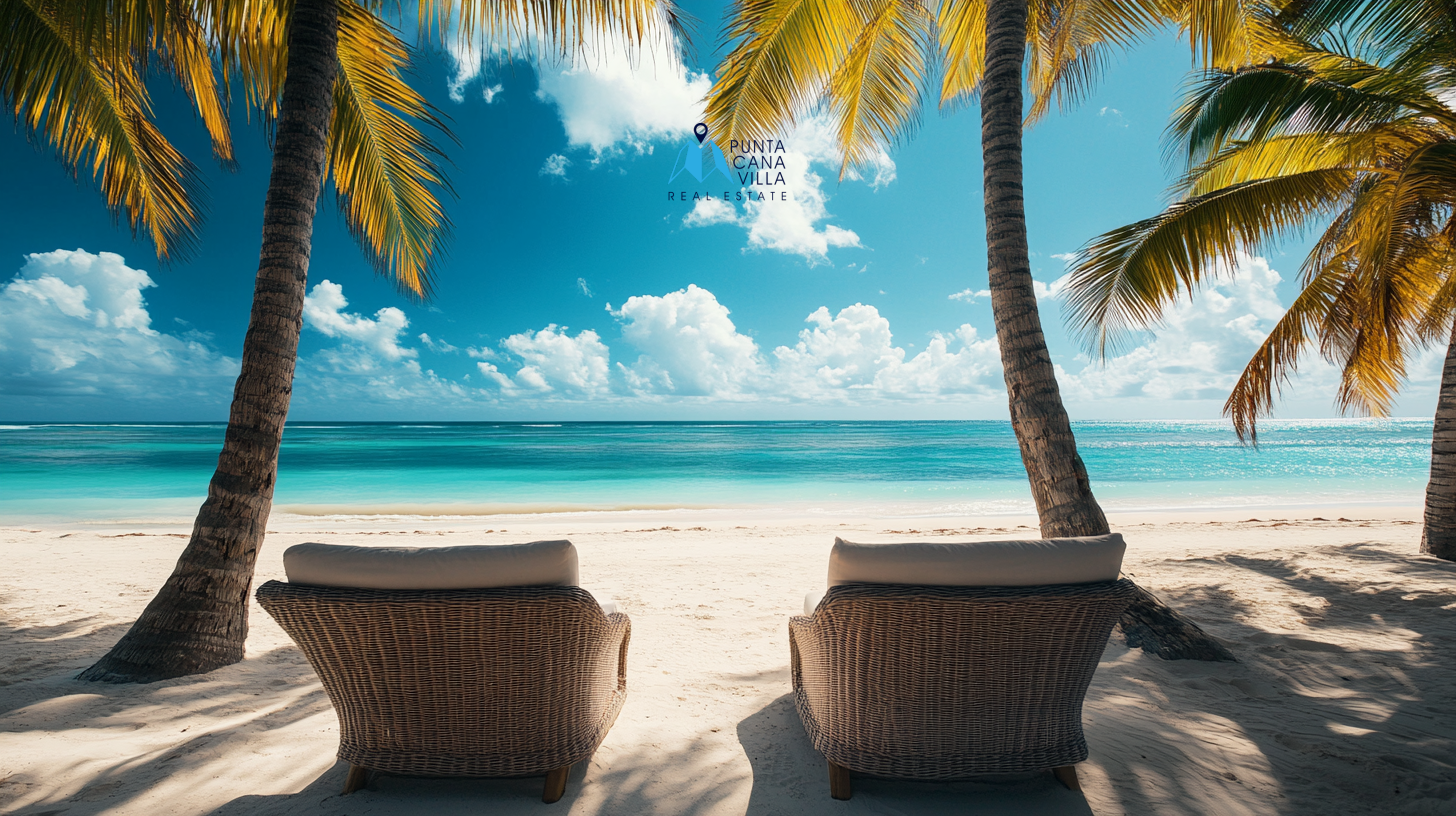 7 estrategias inteligentes para el éxito de la gestión remota de propiedades en Punta Cana 2 Dos sillas de una vivienda de alquiler en una playa de Punta Cana