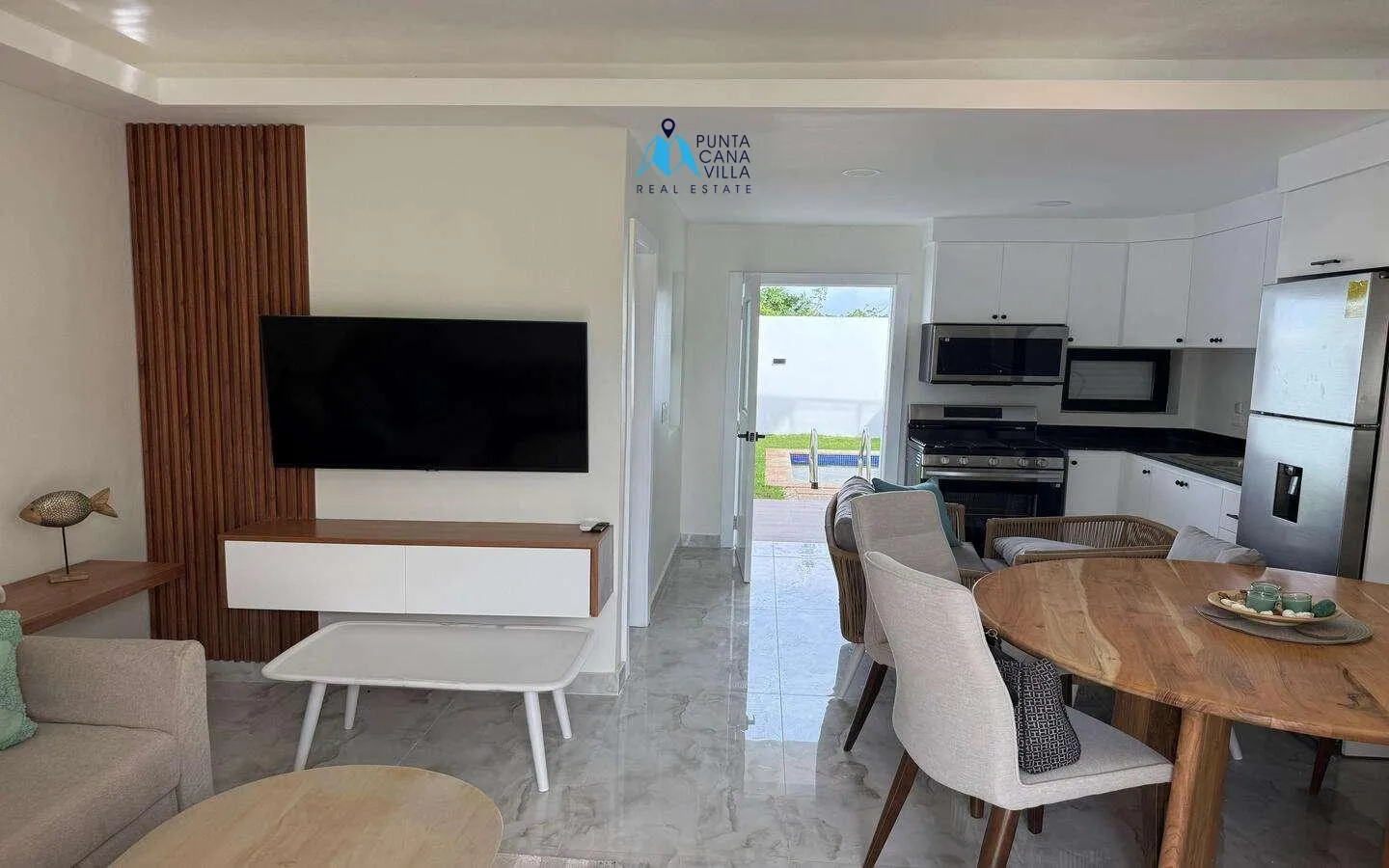 Bavaro, maison de ville de deux chambres à vendre à Punta Cana
