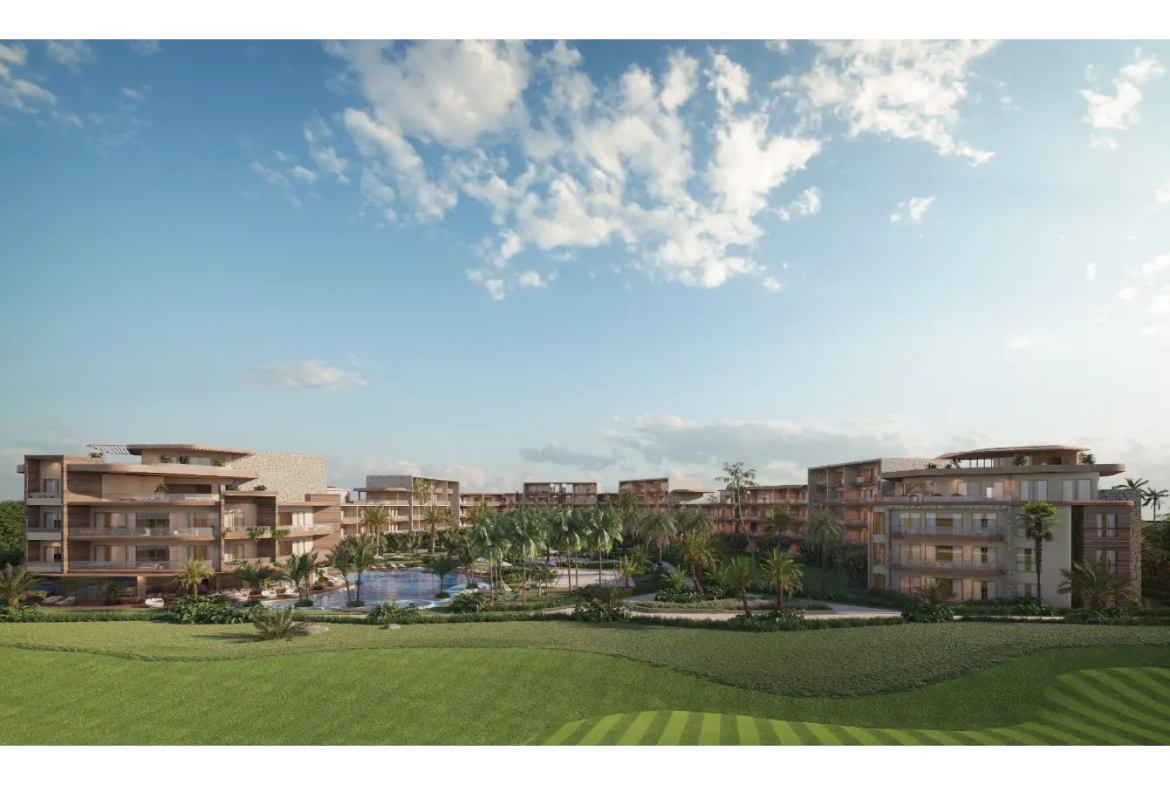 The One en Cap Cana: Apartamento de Un Dormitorio en Venta en Las Iguanas con Zonas Verdes