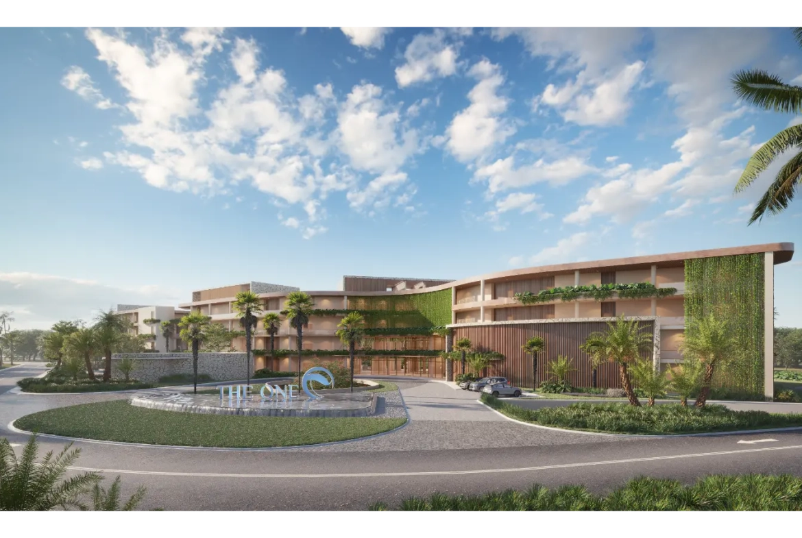 The One en Cap Cana: Apartamento de Un Dormitorio en Venta en Las Iguanas con Zonas Verdes
