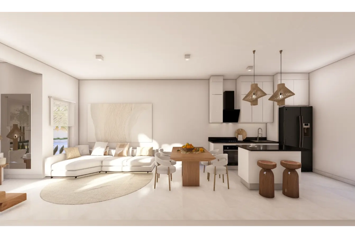 Golden Breeze: Elegante casa de tres habitaciones en venta en Punta Cana