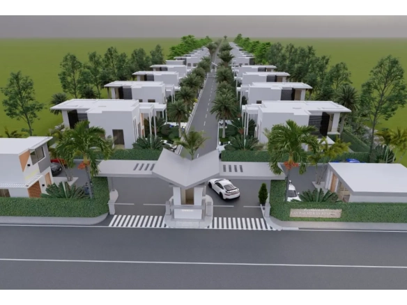ID , Las Palmeras Resipal Two Bedroom Villa for Sale in Punta Cana, Dominican Republic ()