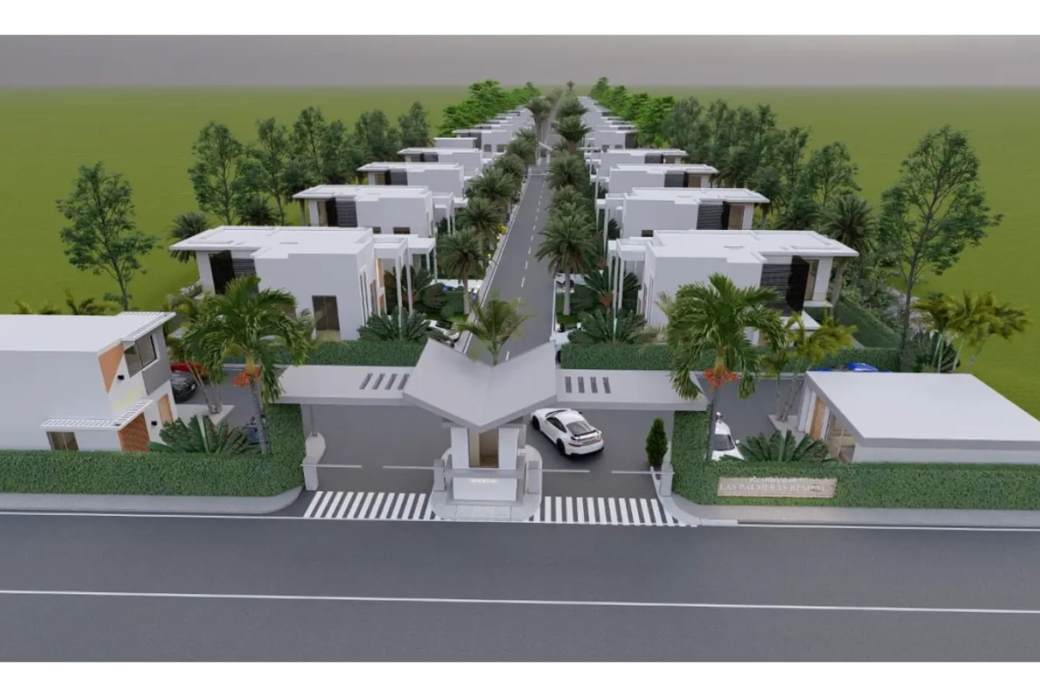 ID , Spacious Three Bedroom Villa for Sale at Las Palmeras Resipal, Bavaro, Punta Cana ()