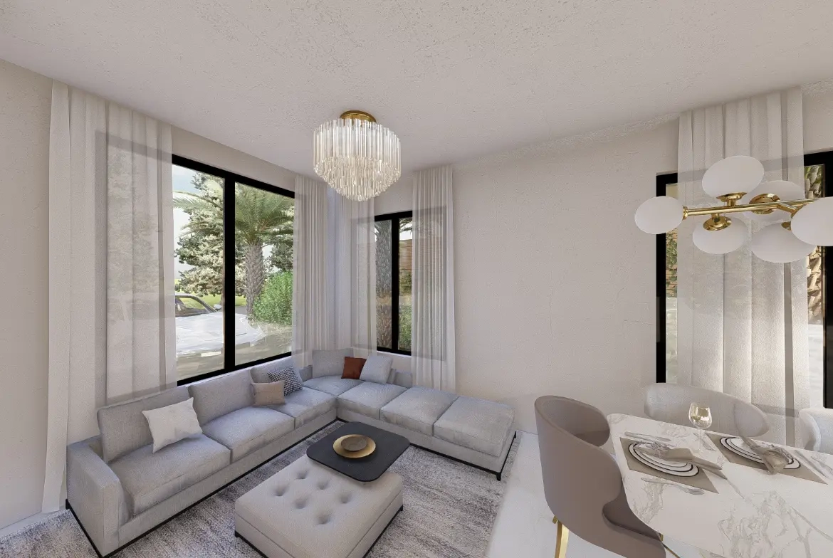 Charmante Maison de deux chambres à vendre à Las Palmeras Resipal II à Punta Cana, République dominicaine